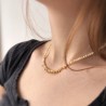 Collier Alba en nacre et perles plaqué or Collier Alba en nacre et perles plaqué or