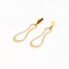 Boucles d'oreilles Olga plaqué or, l'élégance en mouvement Boucles d'oreilles Olga plaqué or, l'élégance en mouvement