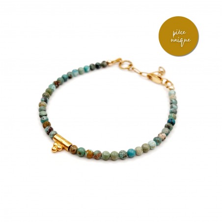 Bracelet en pierres naturelles - turquoise Bracelet en pierres naturelles - turquoise