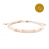 Bracelet en pierres naturelles - opales roses Bracelet en pierres naturelles - opales roses