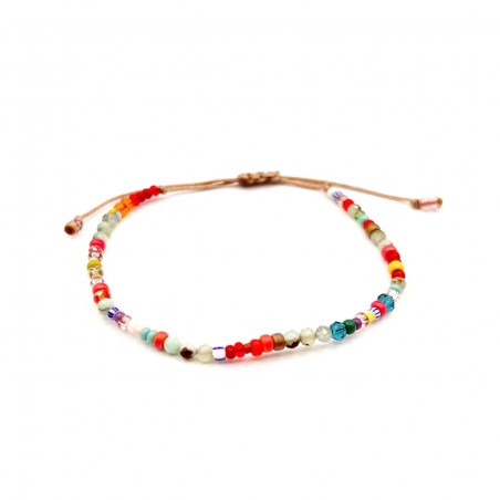 Bracelet HIPPY mix perles et pierres naturelles Bracelet HIPPY mix perles et pierres naturelles
