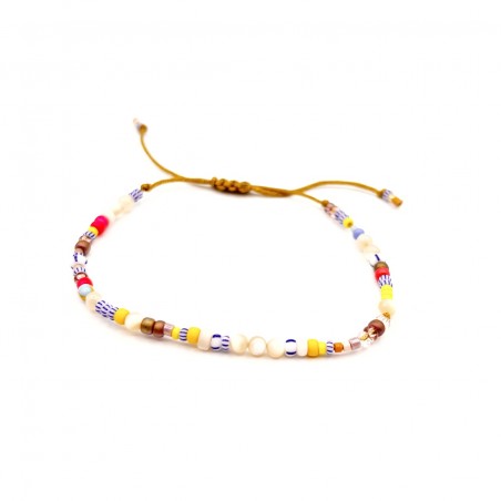 Bracelet HIPPY mix perles et nacre