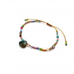 Bracelet Pépites agate indienne - pièce unique
