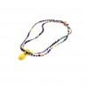 Collier HIPPY Citron & Lapis lazuli – Pièce unique Collier HIPPY Citron & Lapis lazuli – Pièce unique