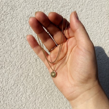 Amulette Libellule – Collier ras de cou