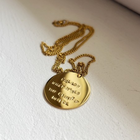 Collier talisman “Follow” – Longueur princesse (50 cm)