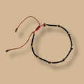 Bracelet noir et oeil de tigre HIPPY