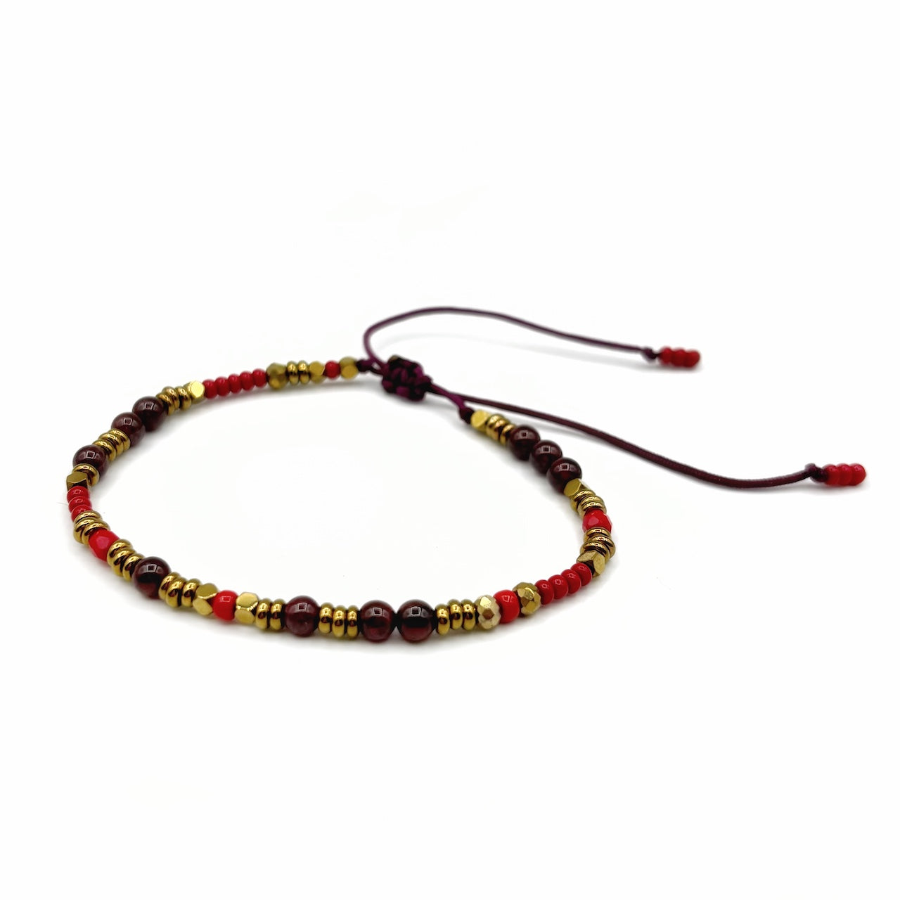 Bracelet HIPPY grenat