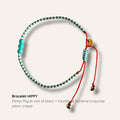 Bracelet Hippy bicolore rayé