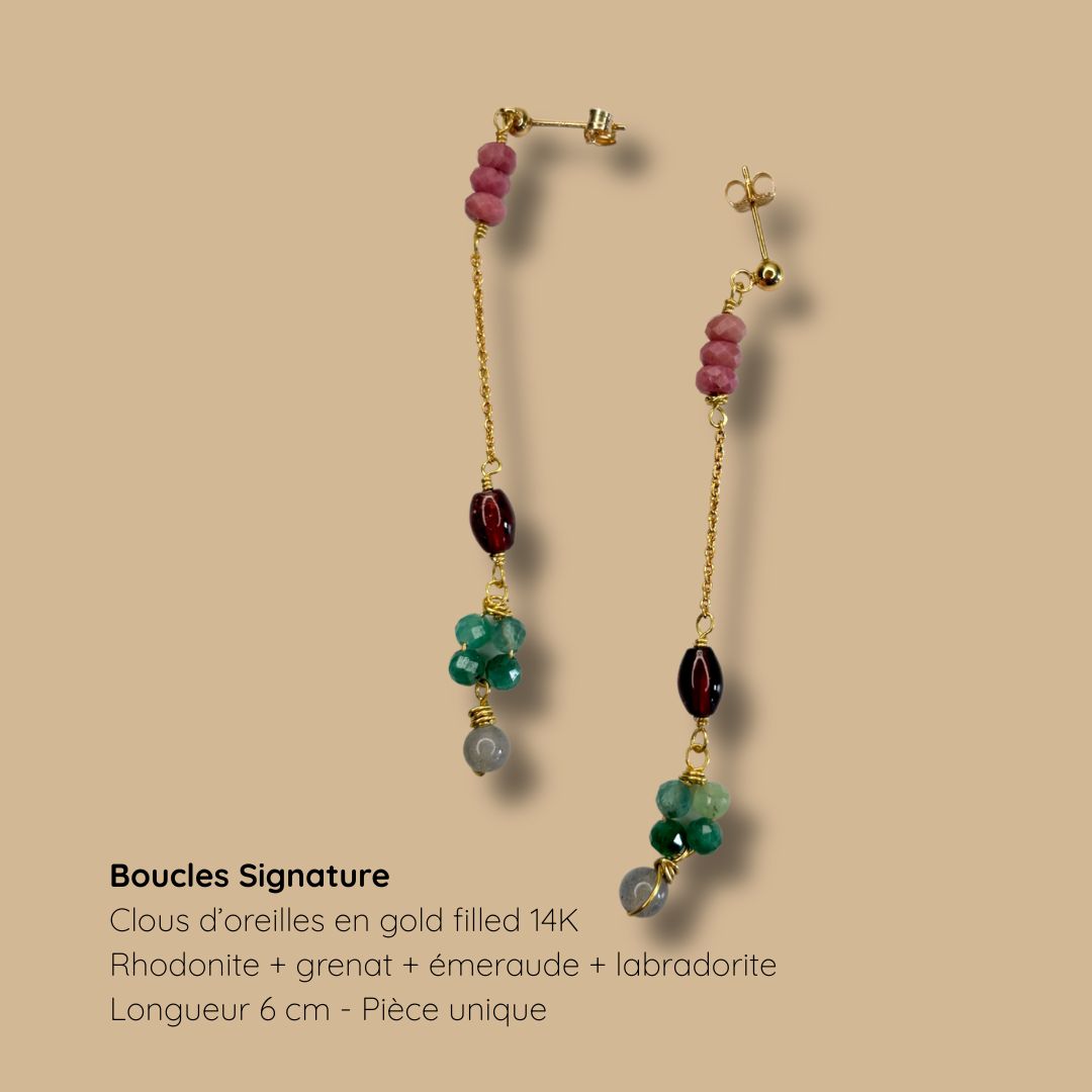 Boucles d'oreilles Signature