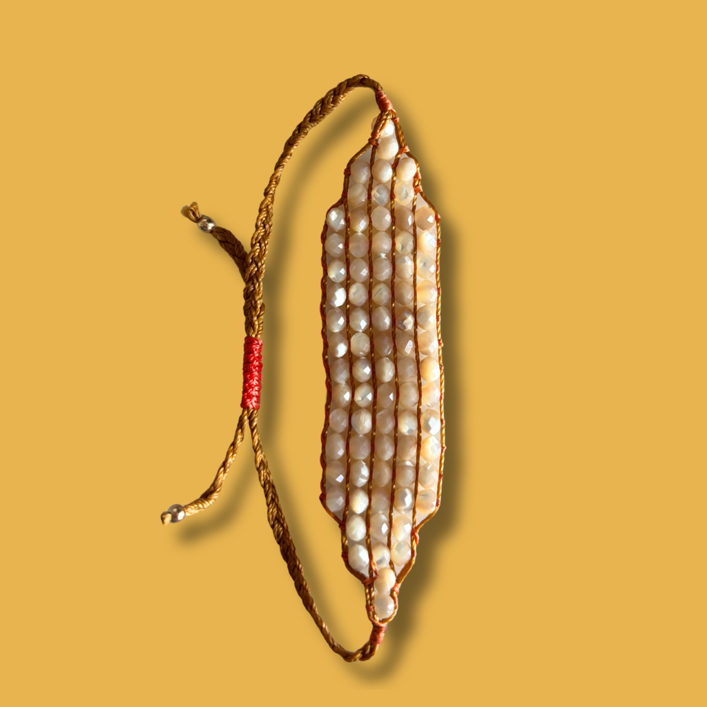 Bracelet Manchette Signature en nacre