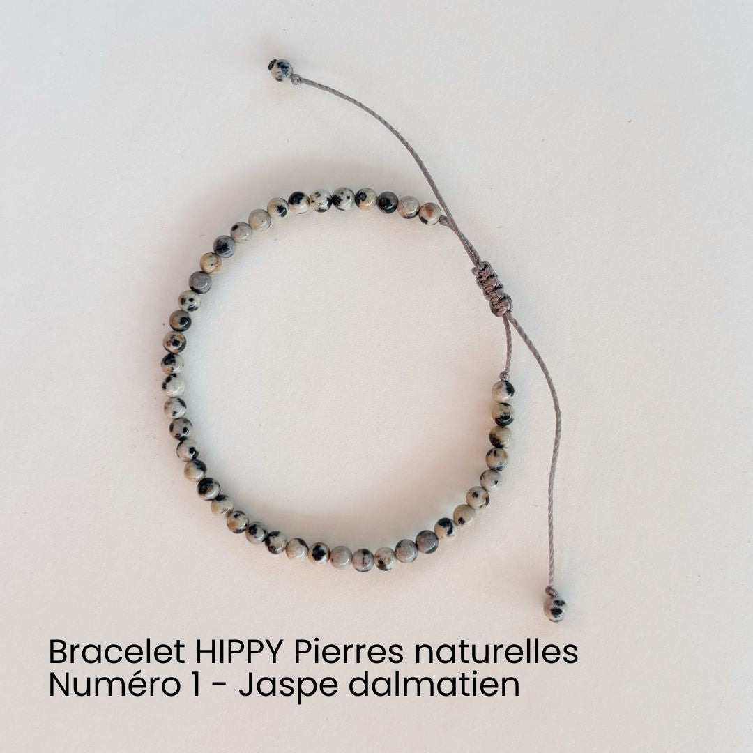 Bracelet HIPPY en pierres naturelles