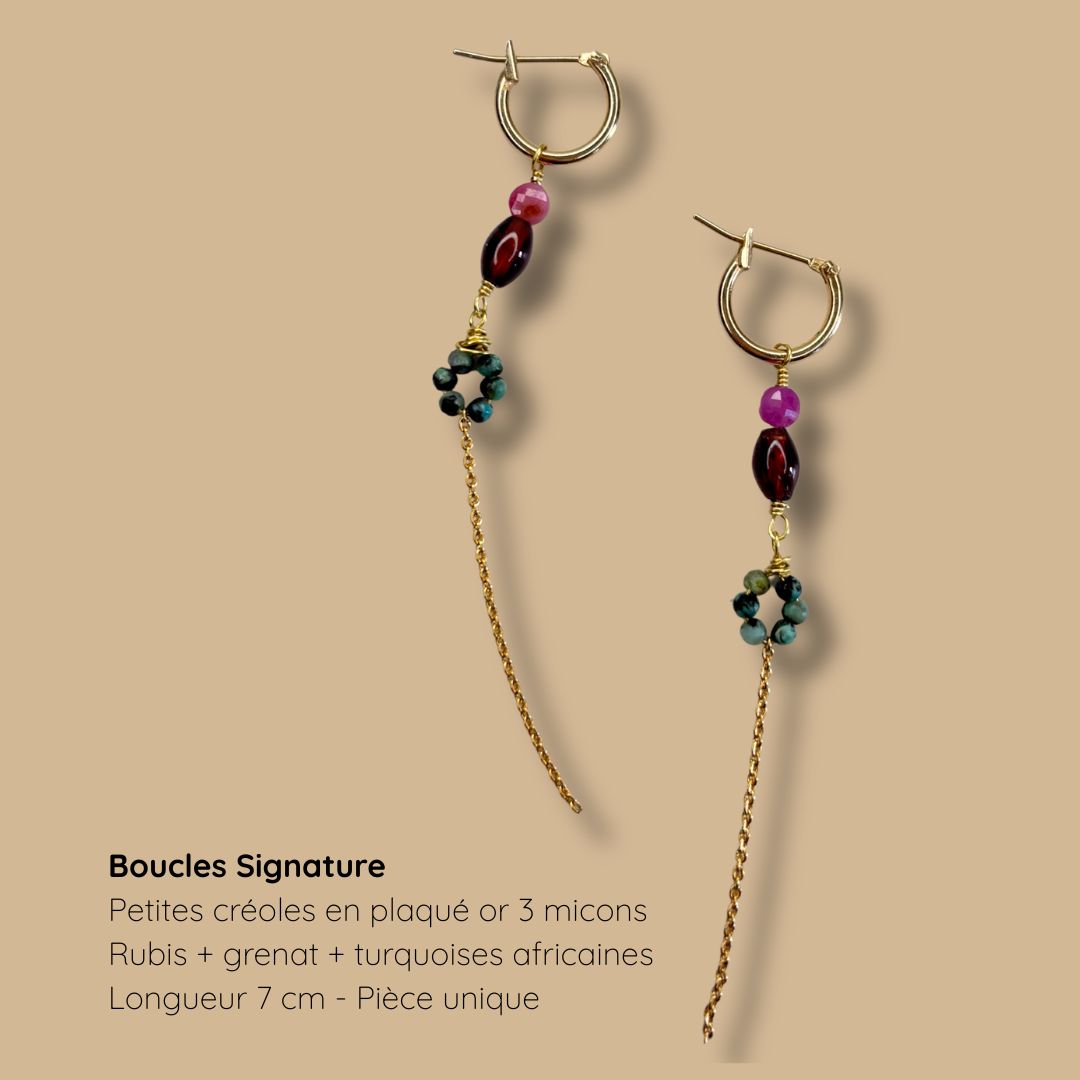 Boucles d'oreilles Signature