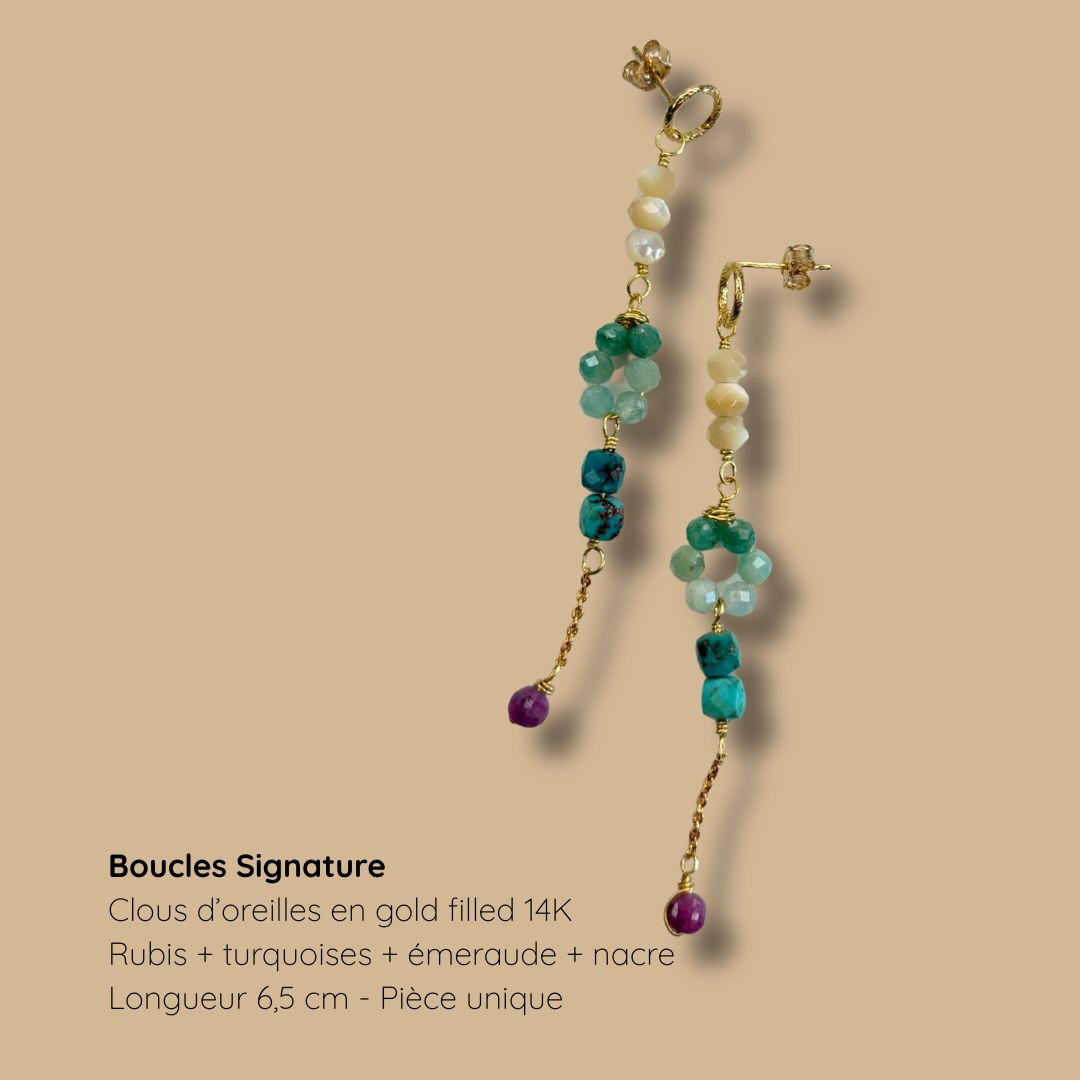Boucles d'oreilles Signature