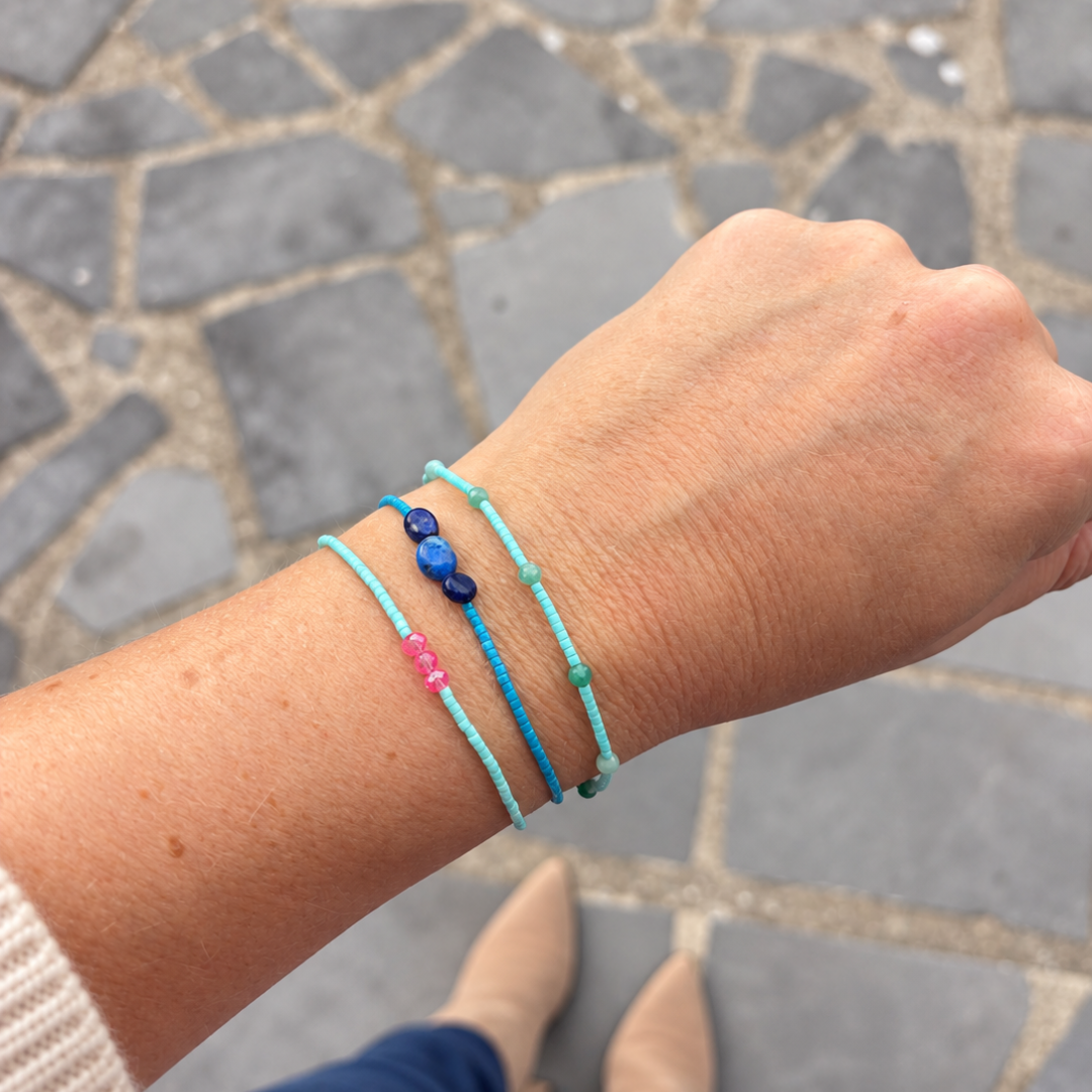 Bracelet Hippy bleu
