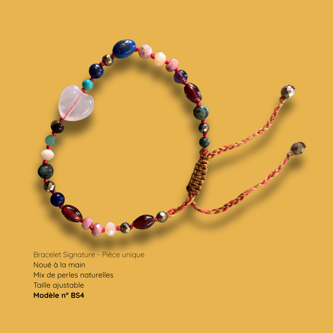 Bracelet Signature — Pierres naturelles -  pièce unique