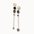 Boucles d'oreilles SIGNATURE quartz fumé