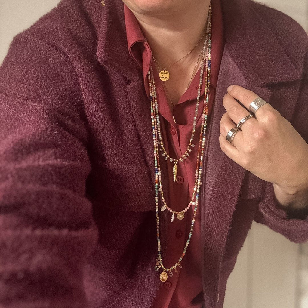 Collier Talisman Libellule