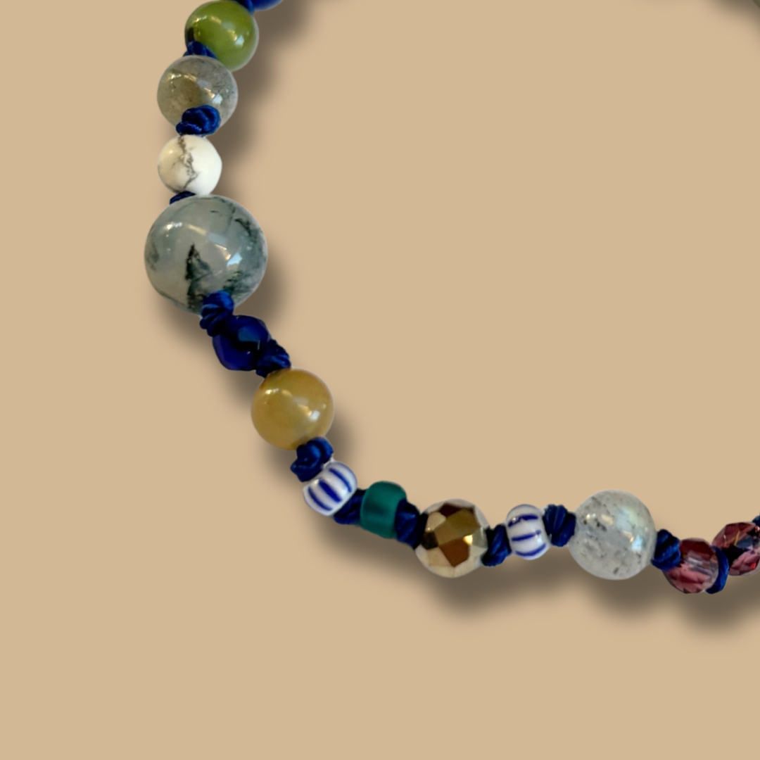 Bracelet bleu- Signature