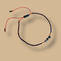 Bracelet perles irisées et saphir HIPPY