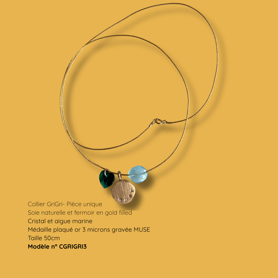 Collier GriGri porte-bonheur - Pièce unique