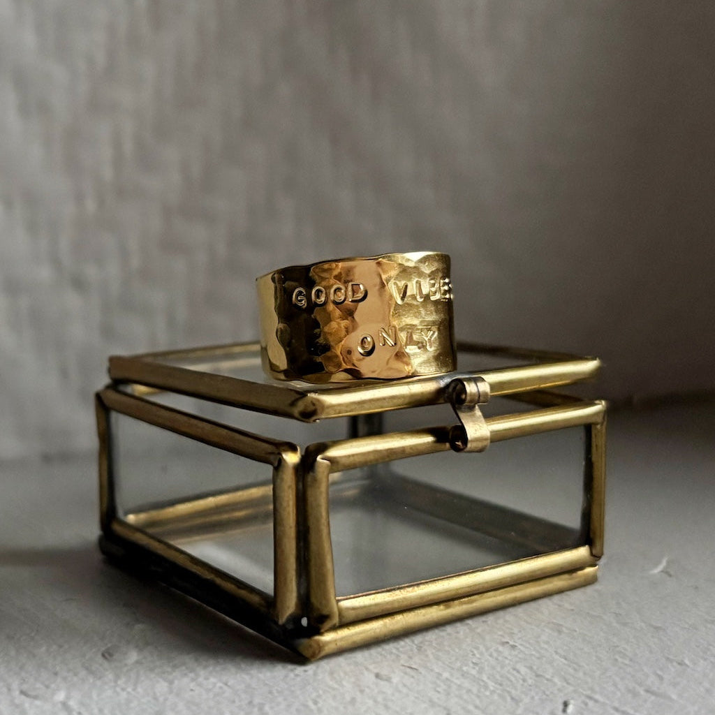 Bague Good Vibes Only – Collection ORIGINE