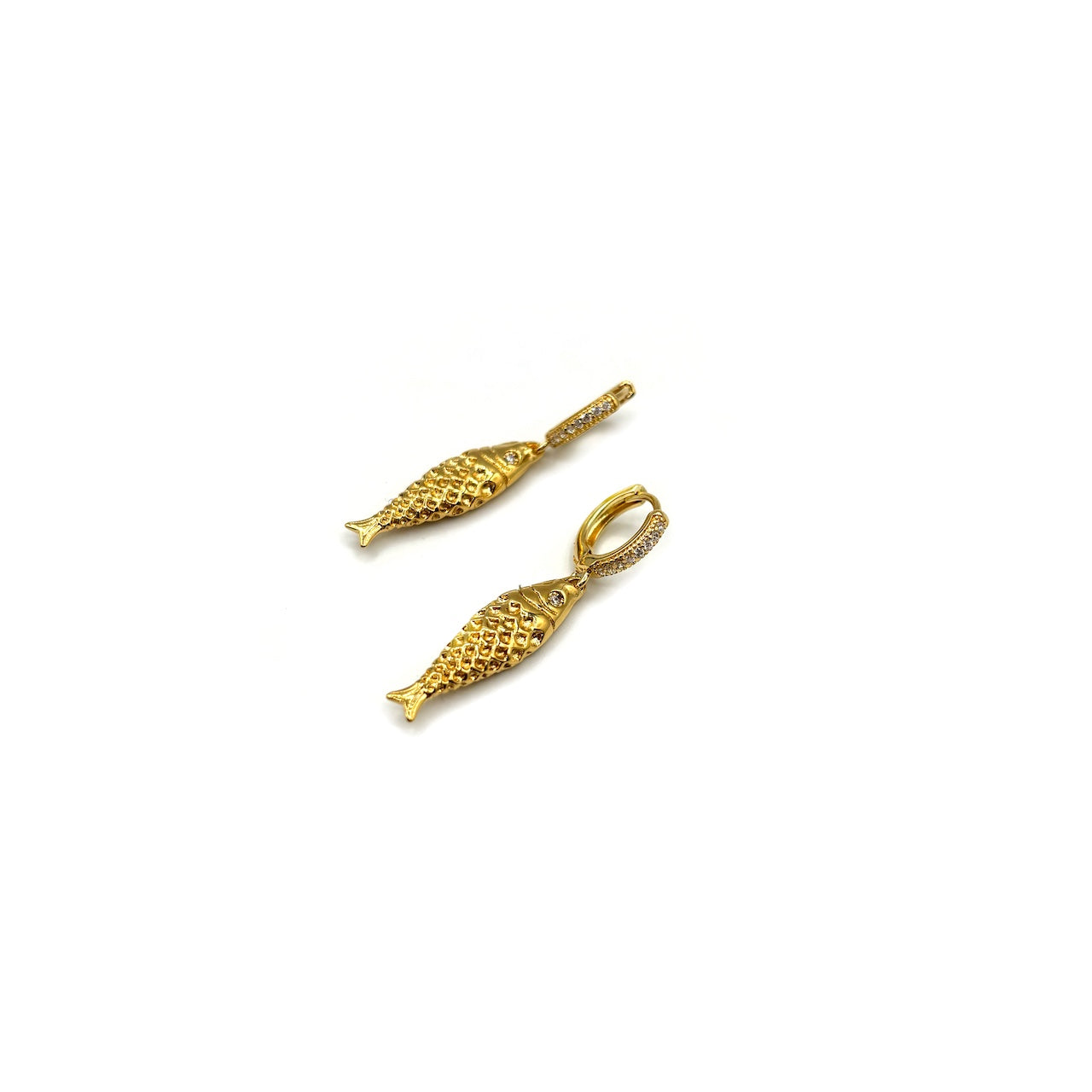 Boucles d’oreilles « poisson or »