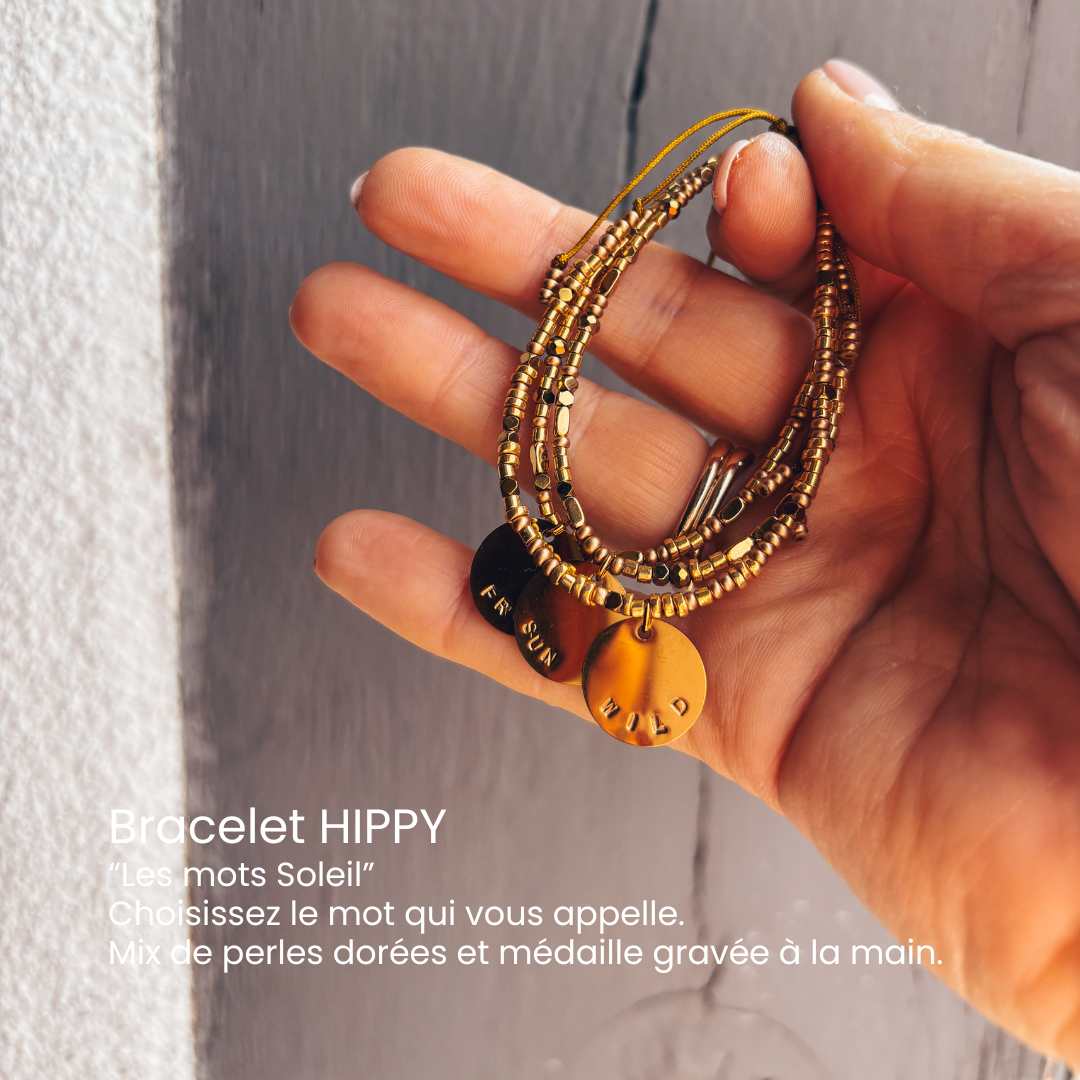 Bracelet HIPPY – bijou symbolique | Les Mots-Soleil