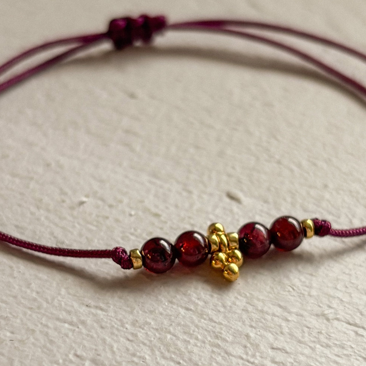 Bracelet Pépite – Grenat
