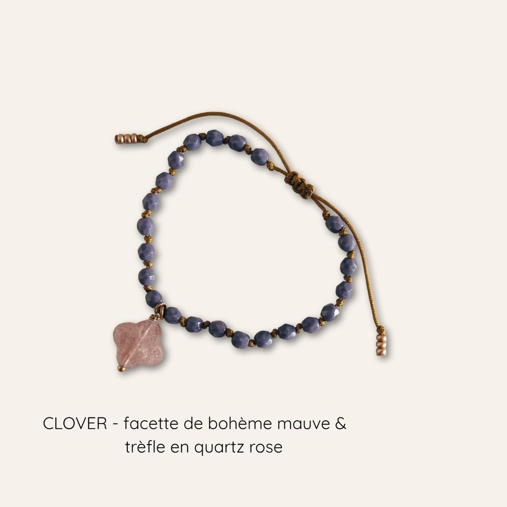 Le quartz rose apporte une douceur presque instinctive au bijou. J’aime sa lumière poudrée, délicate et chaleureuse, qui évoque quelque chose de tendre, naturel et profondément apaisant.