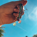 Bracelet fait main en belgique symbole de chance porte bonheur bracelet été ciel bleu