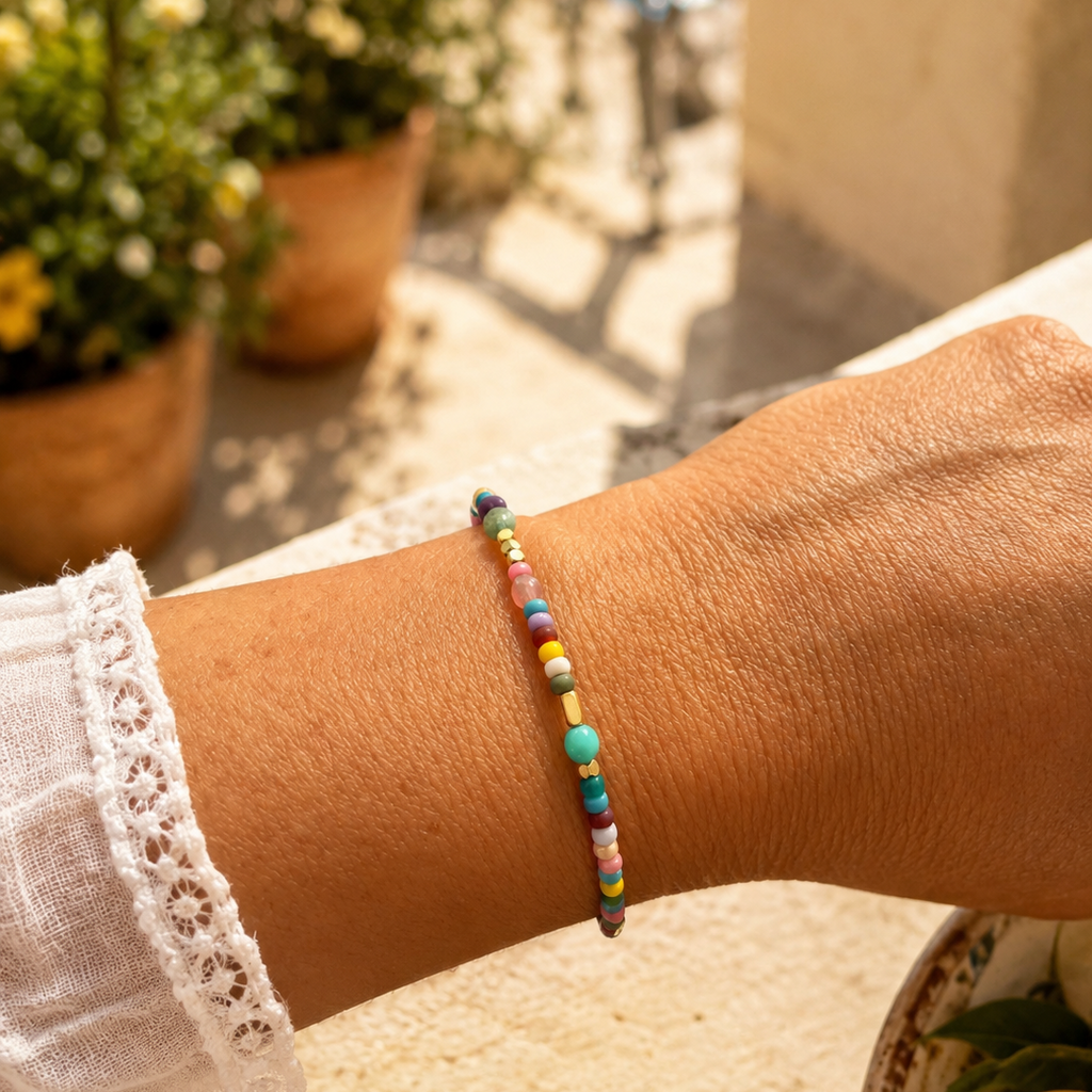 Bracelet pour femme pour l'été multicolor et de qualité