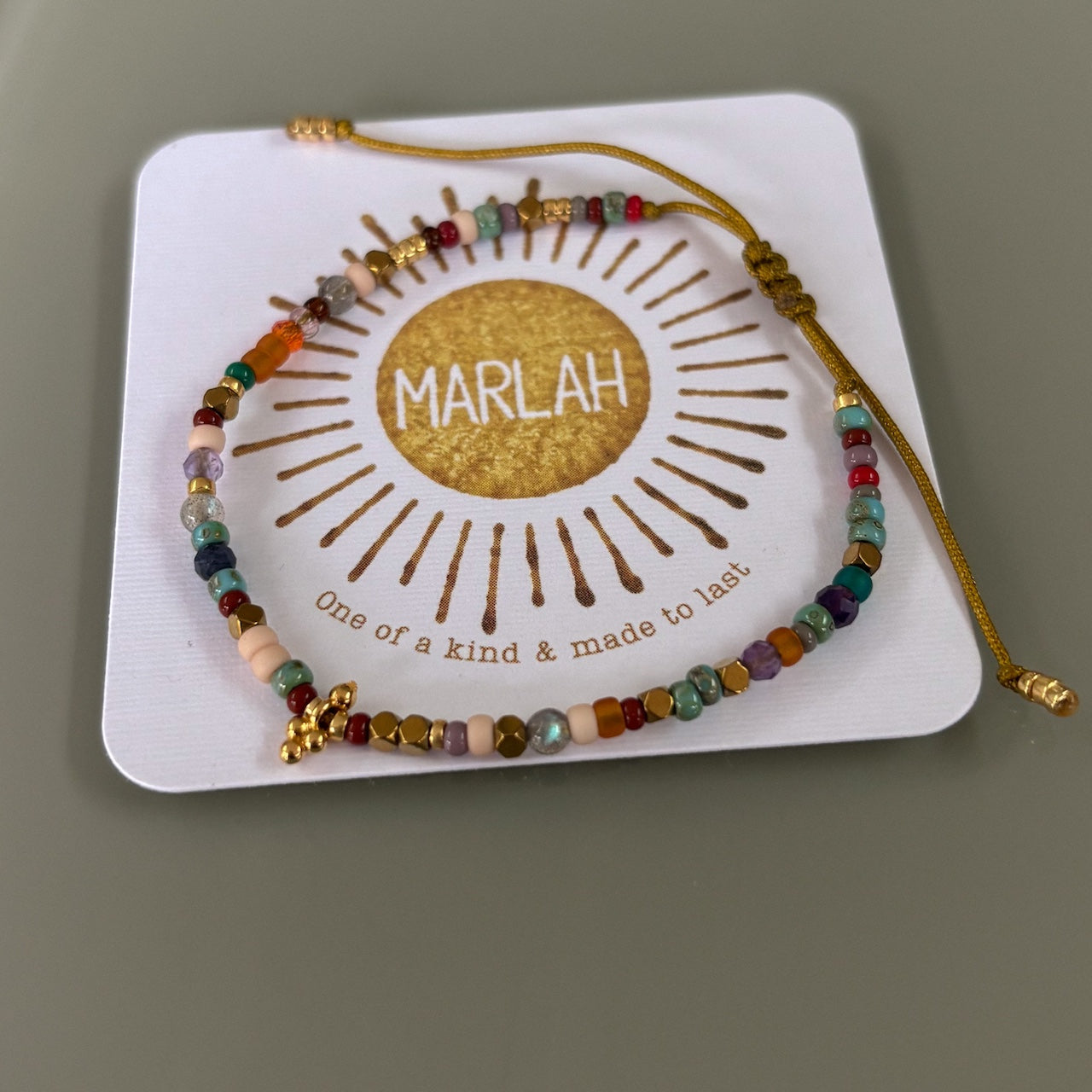 Bracelet HIPPY multicolore trèfle