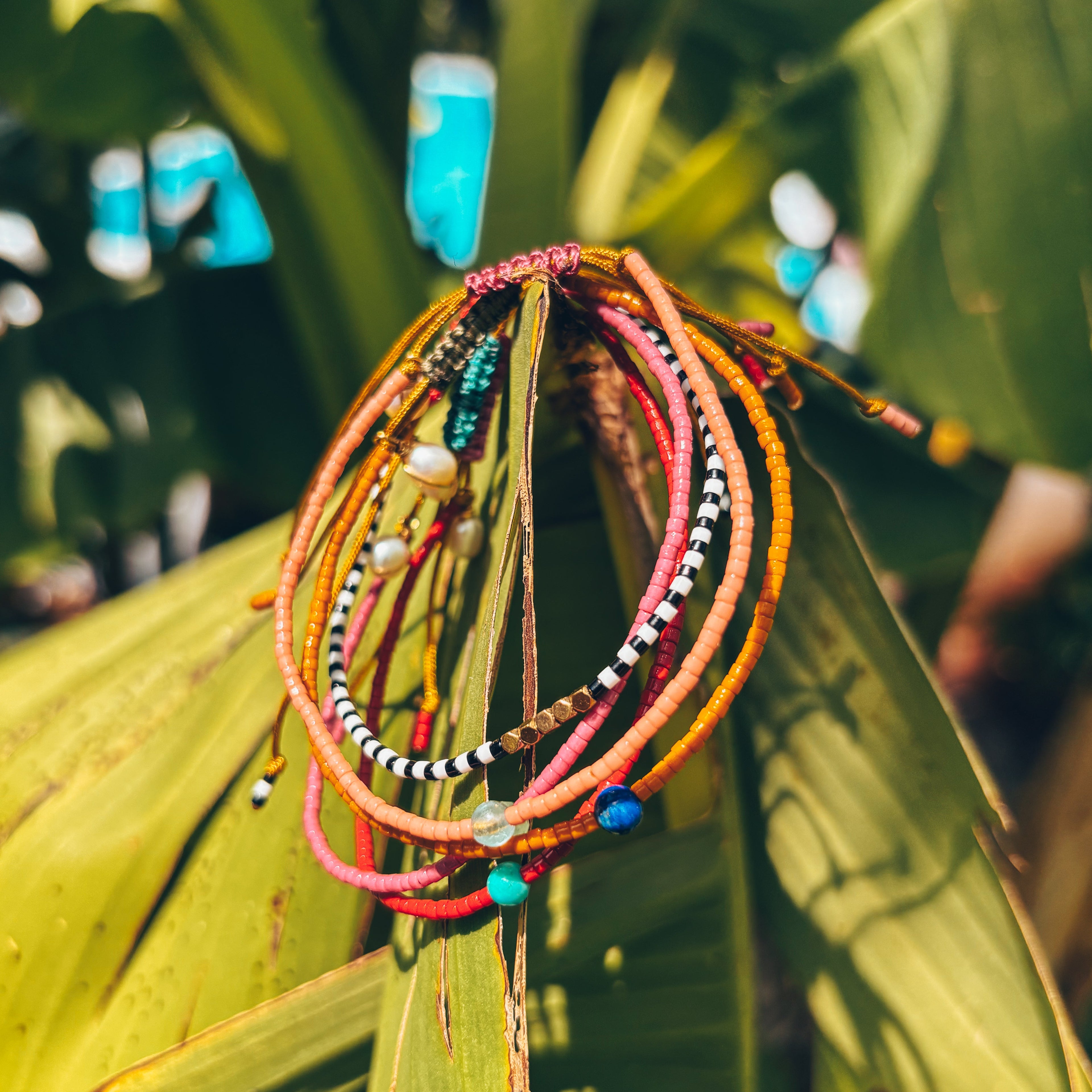 Bracelet coloré pour l'été perles Miyuki