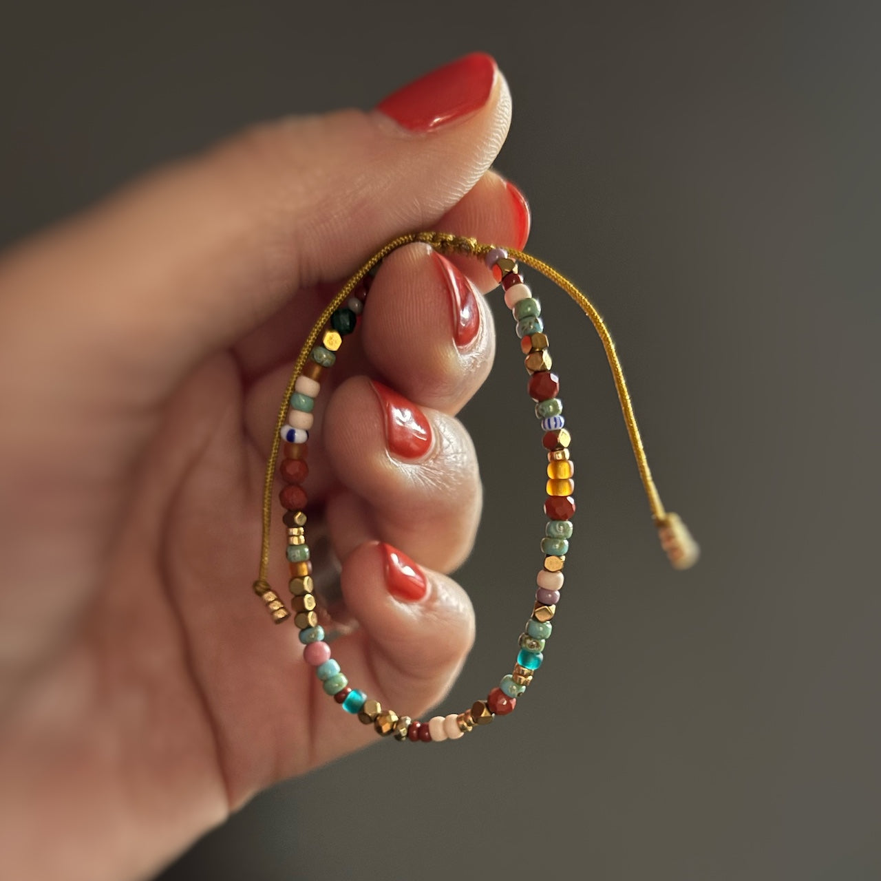 Bracelet HIPPY couleur automne