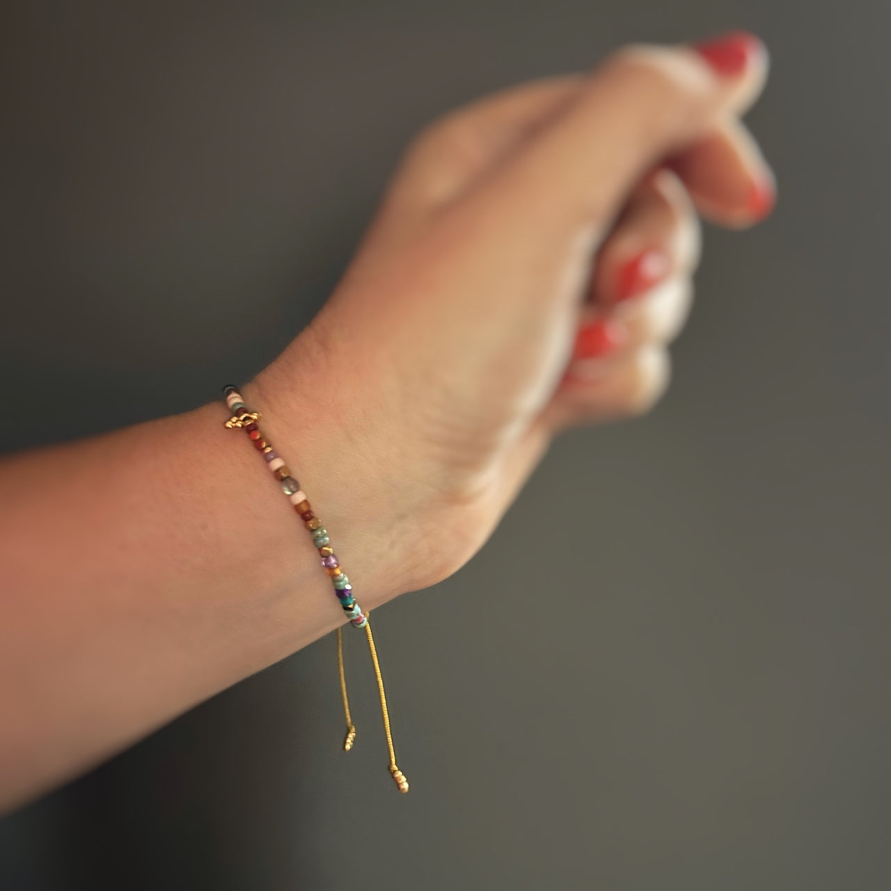 Bracelet HIPPY multicolore trèfle