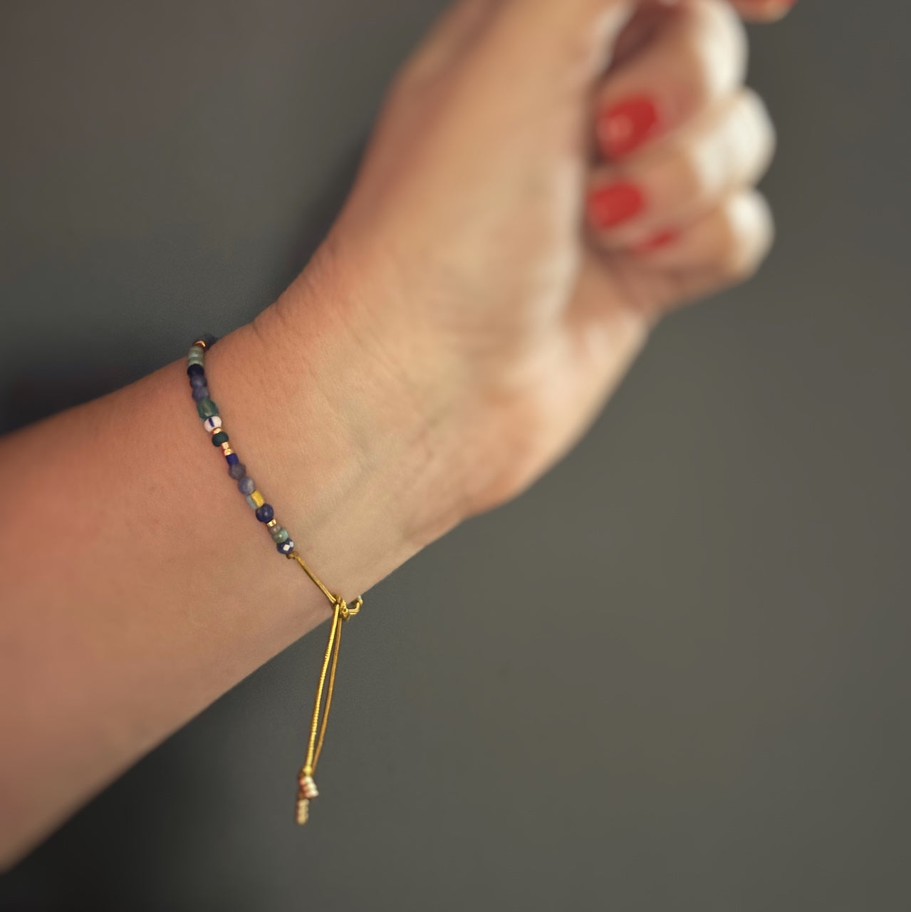 Bracelet HIPPY mix bleu