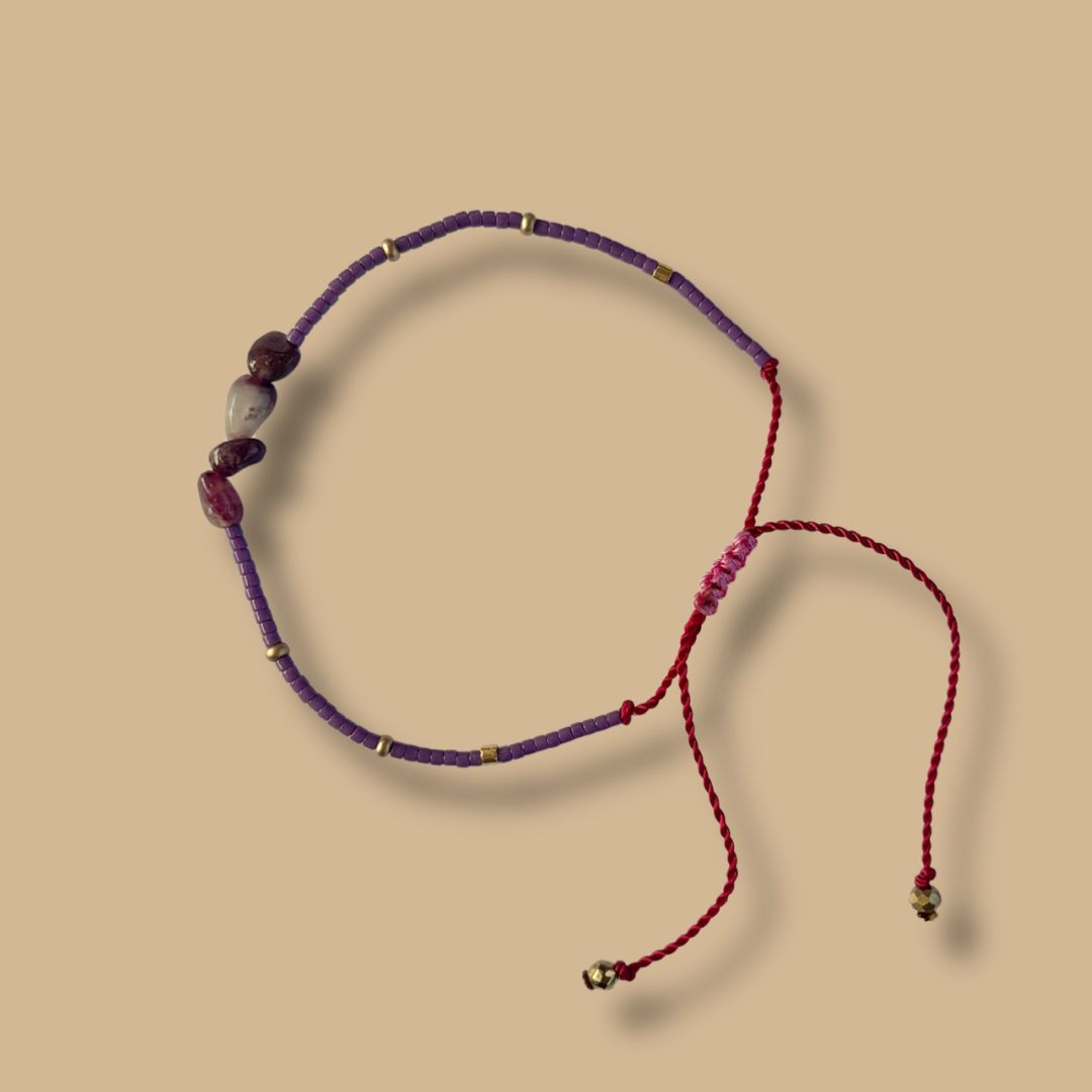 Bracelet HIPPY tourmaline - octobre