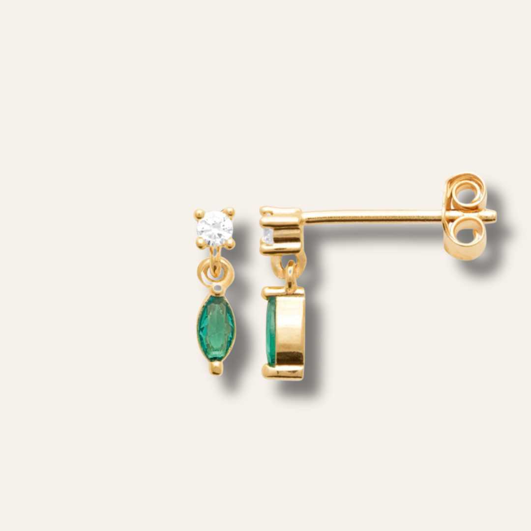 Paire de puces d'oreilles collection "Botanique"
