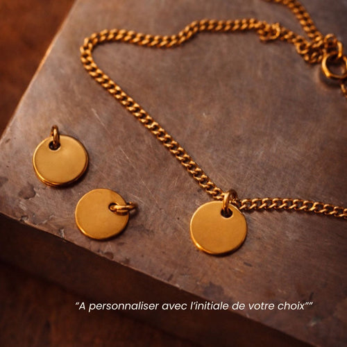 Bracelet initiale à personnaliser fait main en Belgique