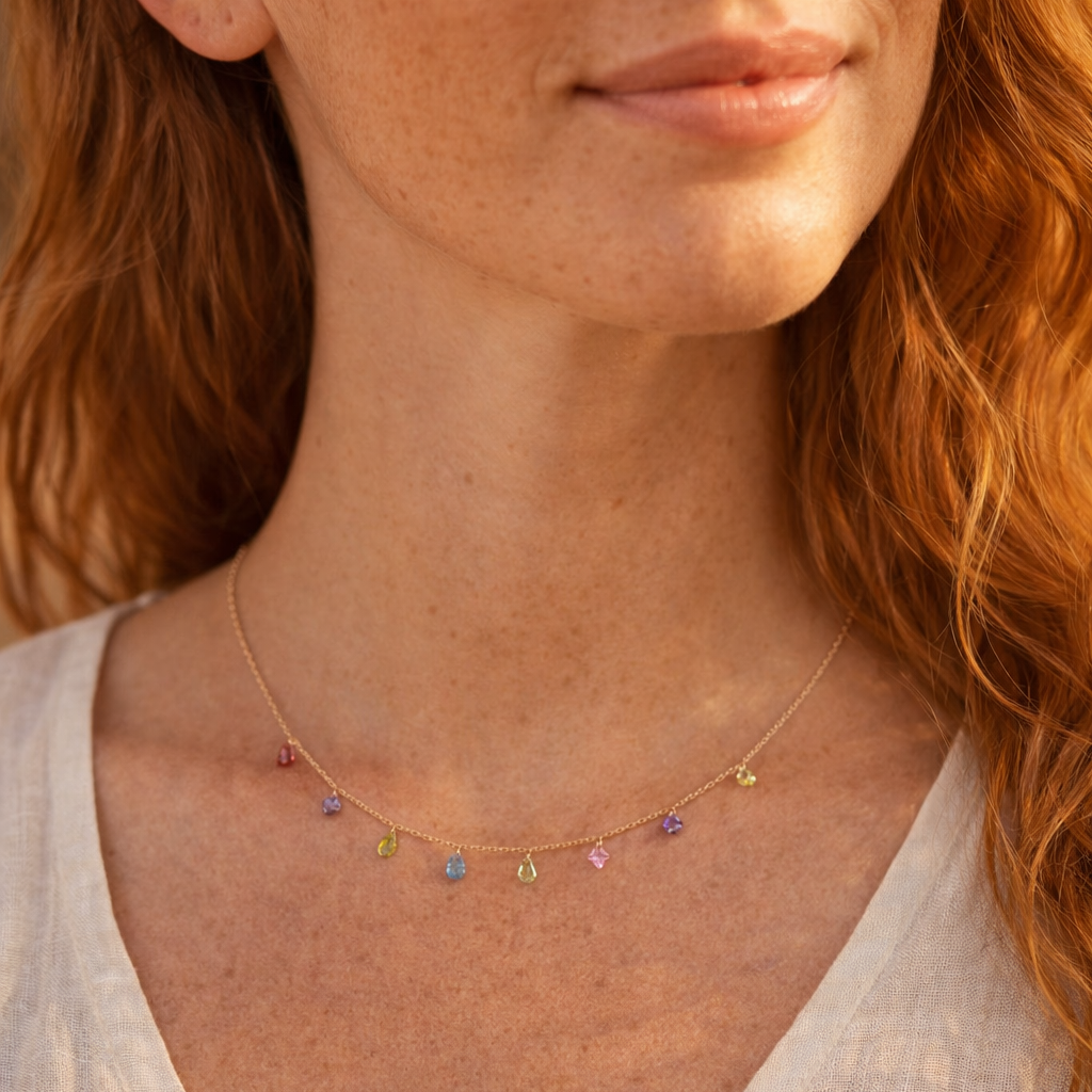 Collier pour l'été style bohème ibiza
