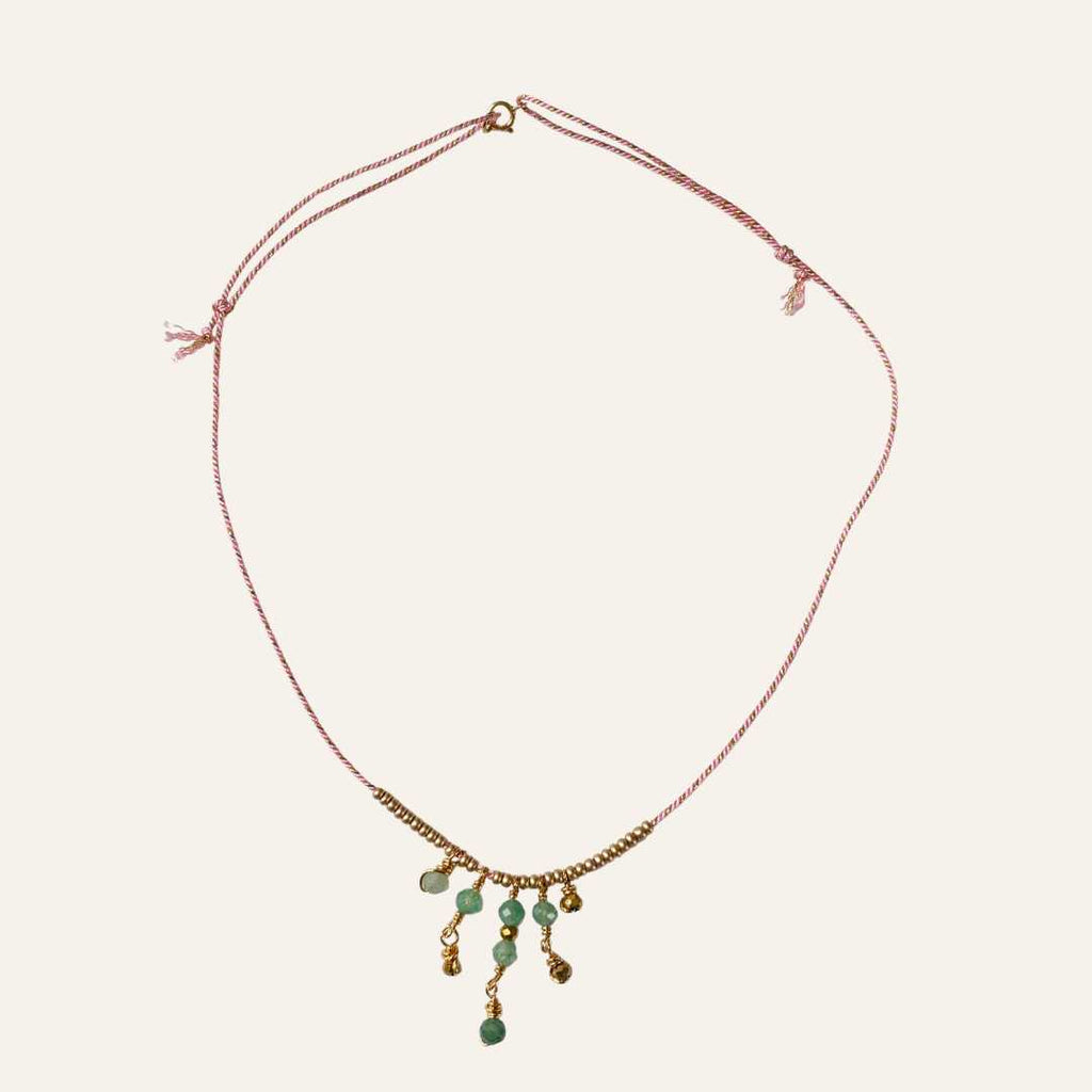 Collier Byzance en Aventurine