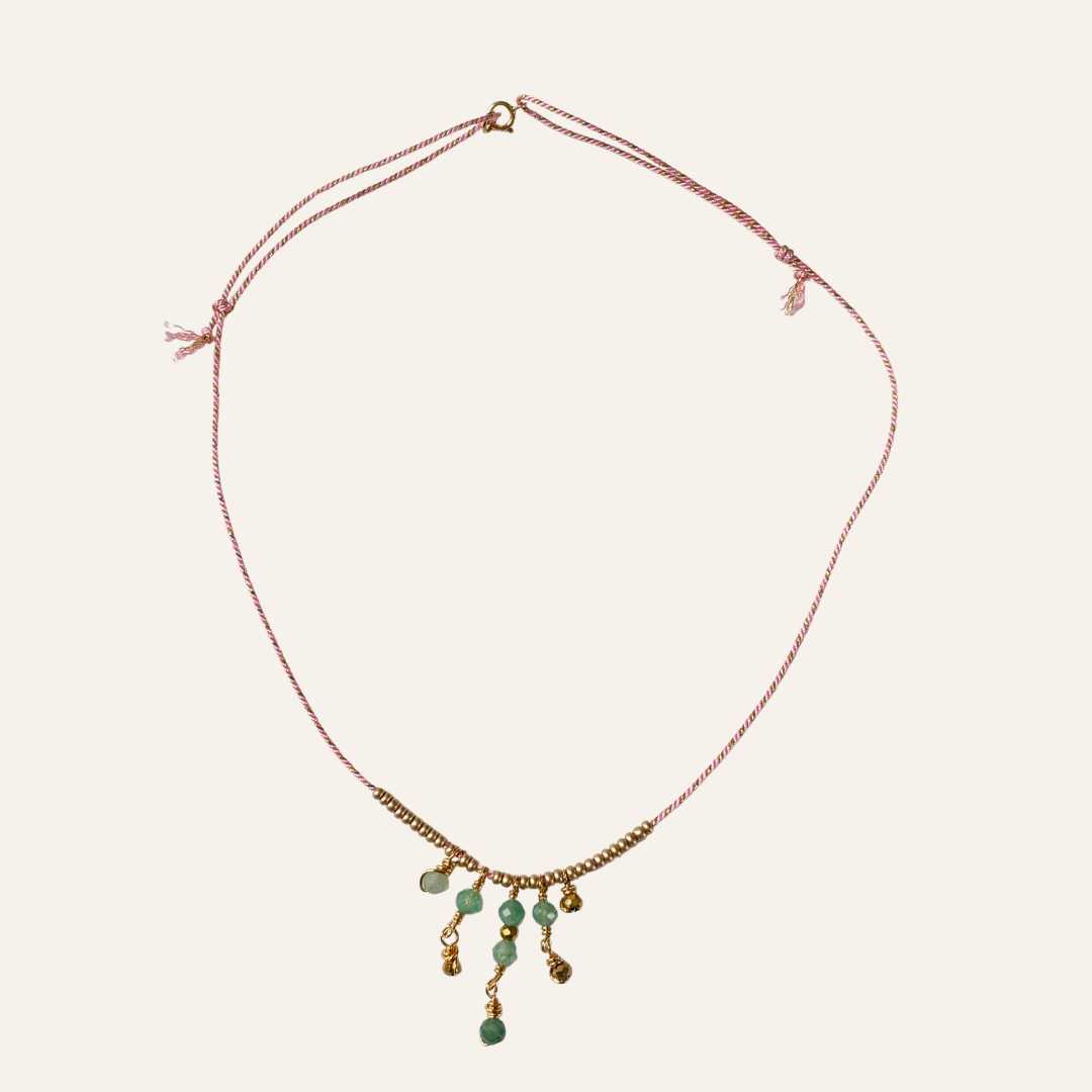 Collier Byzance en Aventurine