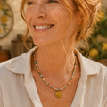 Collier multicolor femme pour l'été