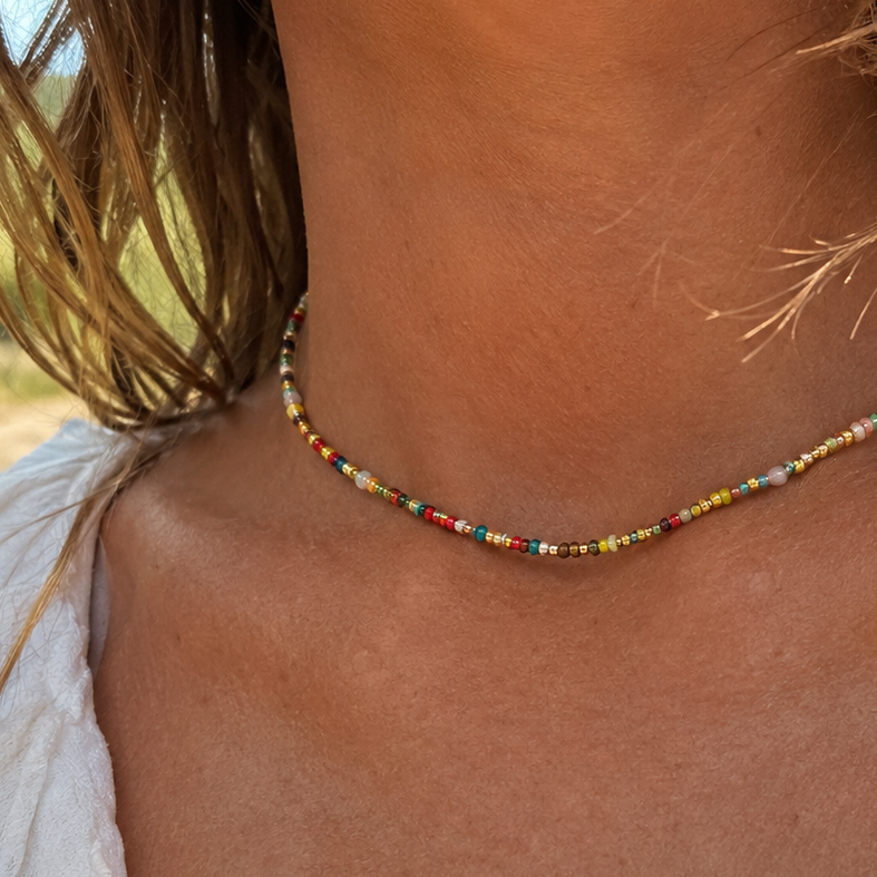 Collier en perles été