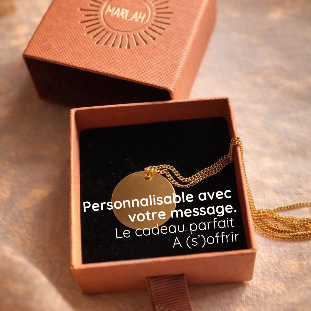 personnalisable avec votre message, le cadeau parfait à (s') offrir