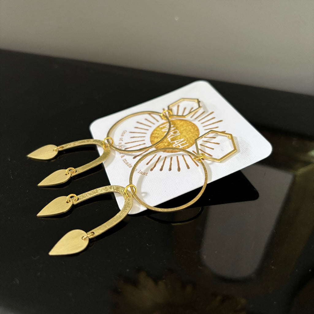 Boucles d'oreilles - sculpture - Origine