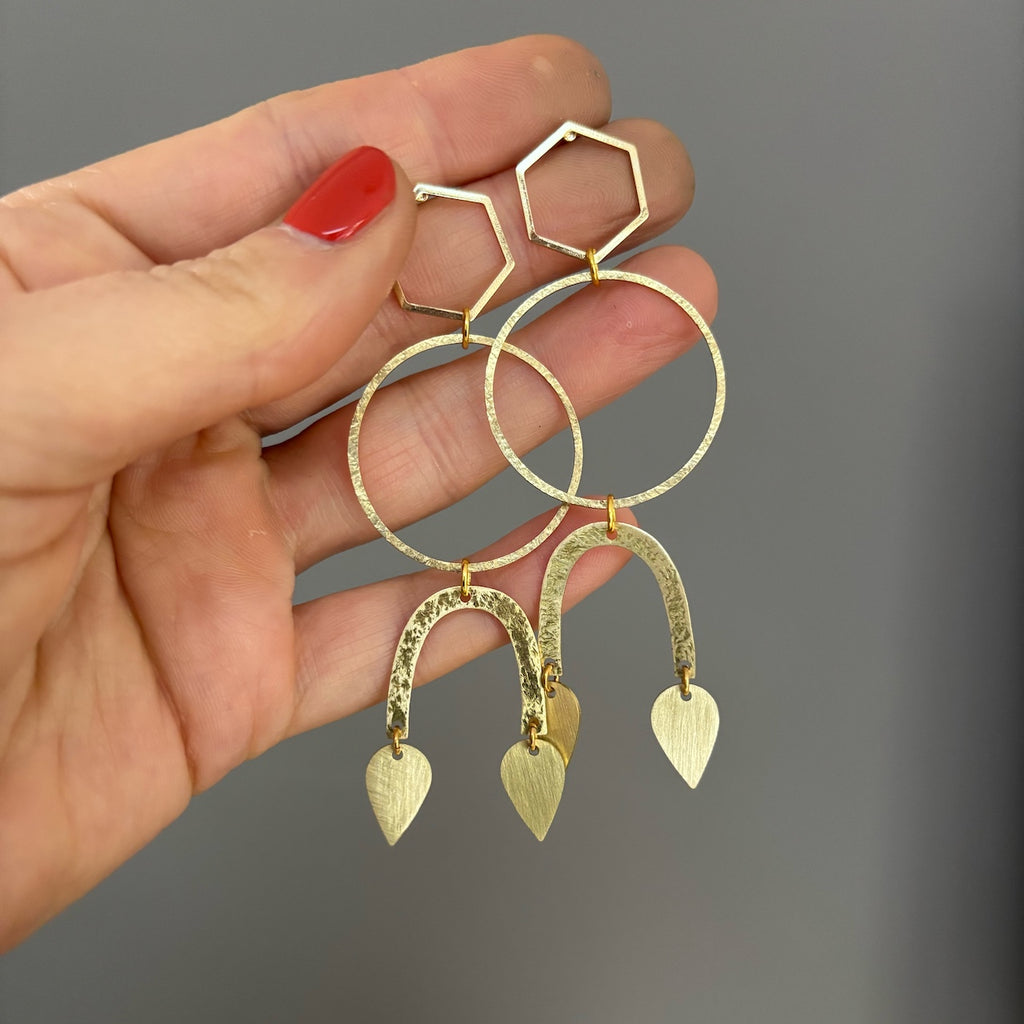 Boucles d'oreilles - sculpture - Origine