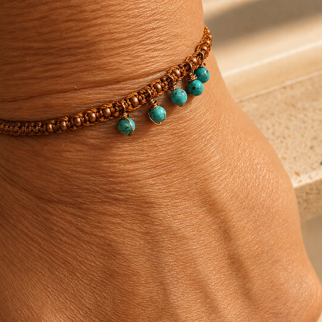 Bracelet NOMADE GriGri turquoises