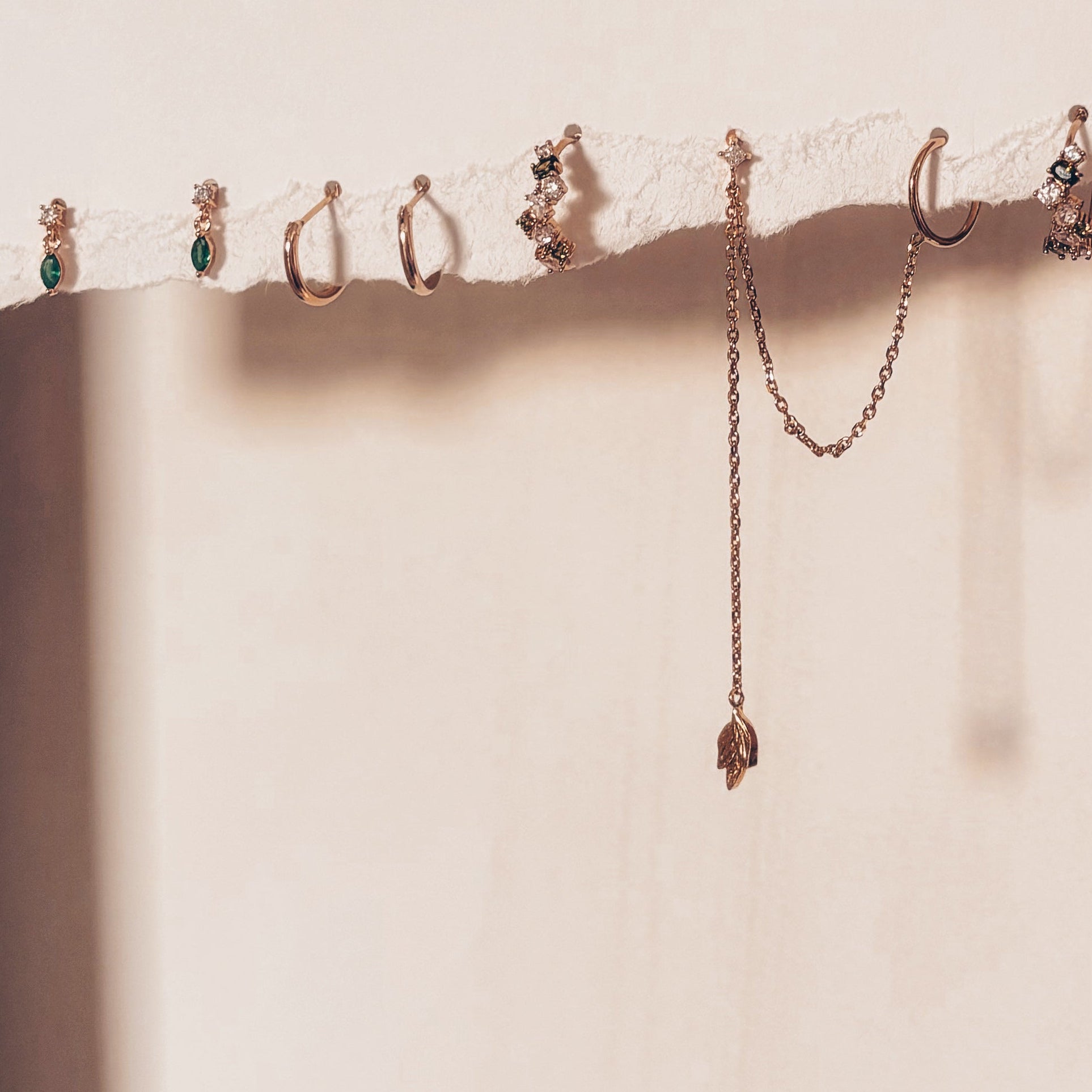 Boucles d'oreilles de haute qualité à porter en accumulation pour un look bohème